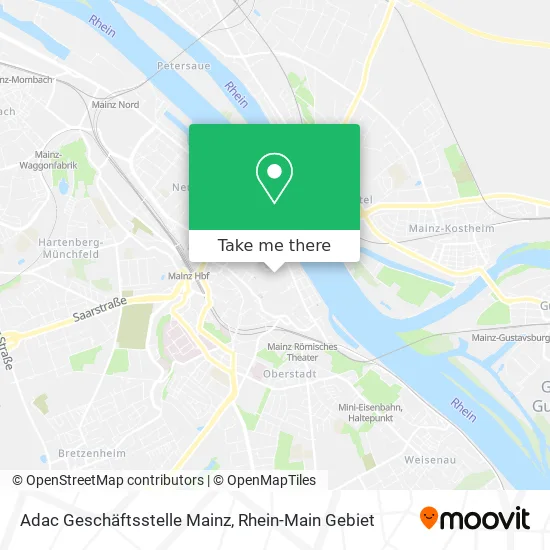 Карта Adac Geschäftsstelle Mainz