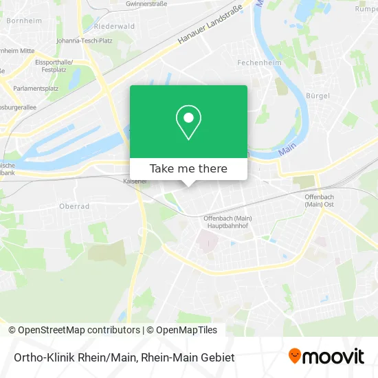 Карта Ortho-Klinik Rhein/Main