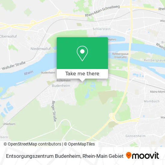 Entsorgungszentrum Budenheim map