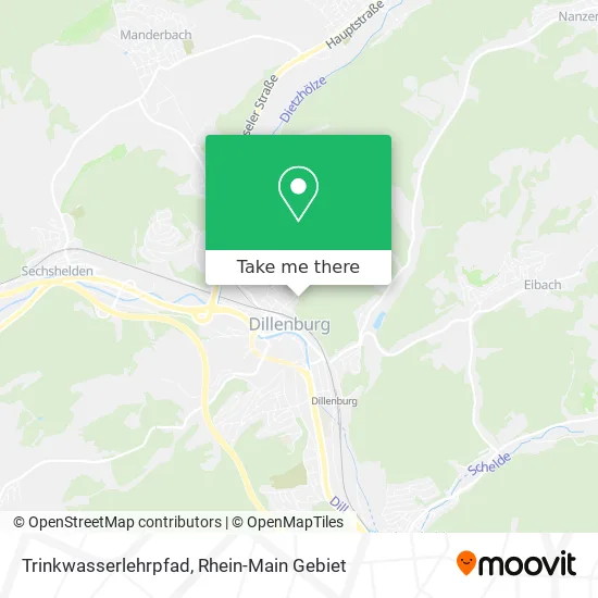 Карта Trinkwasserlehrpfad