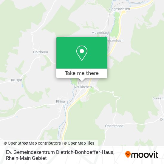 Карта Ev. Gemeindezentrum Dietrich-Bonhoeffer-Haus