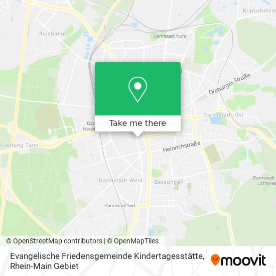 Evangelische Friedensgemeinde Kindertagesstätte map