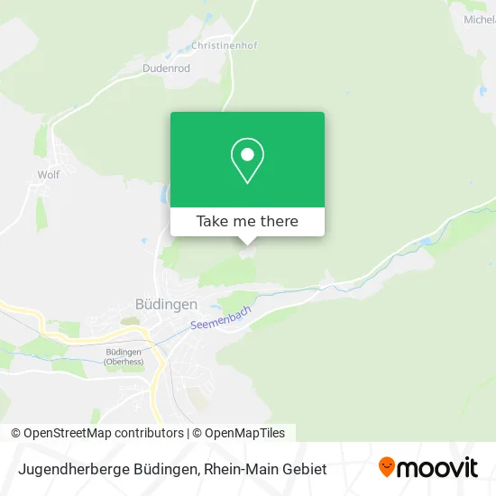 Карта Jugendherberge Büdingen