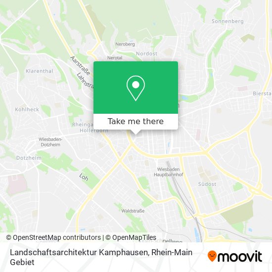 Карта Landschaftsarchitektur Kamphausen
