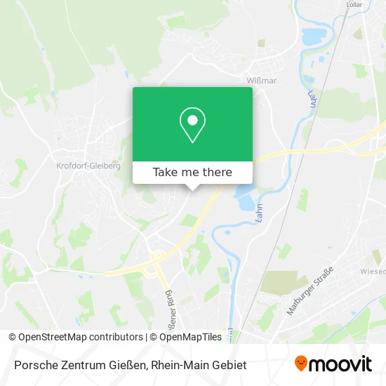 Карта Porsche Zentrum Gießen