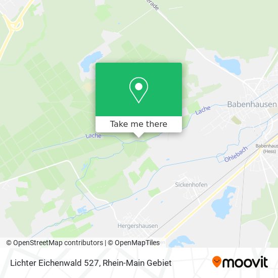 Lichter Eichenwald 527 map
