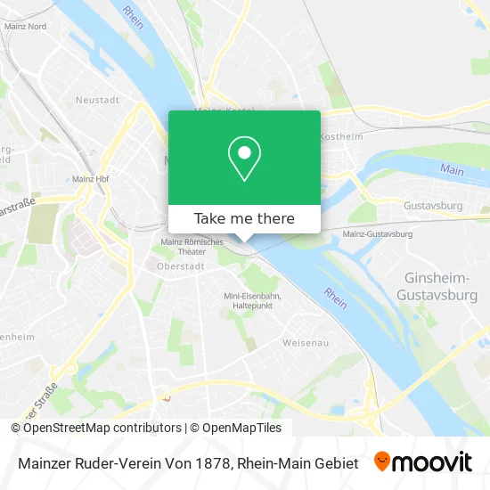 Карта Mainzer Ruder-Verein Von 1878