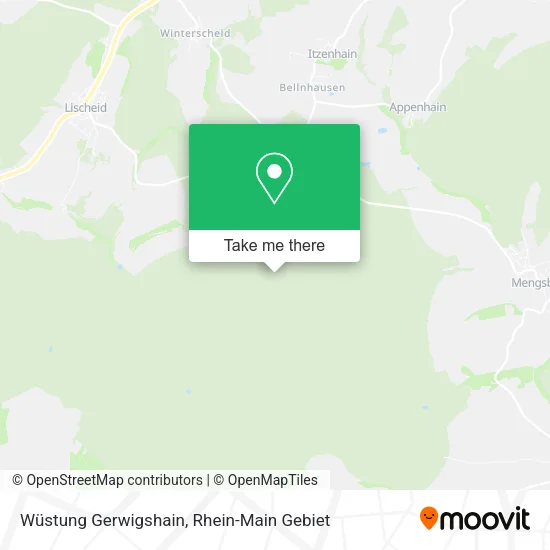 Карта Wüstung Gerwigshain