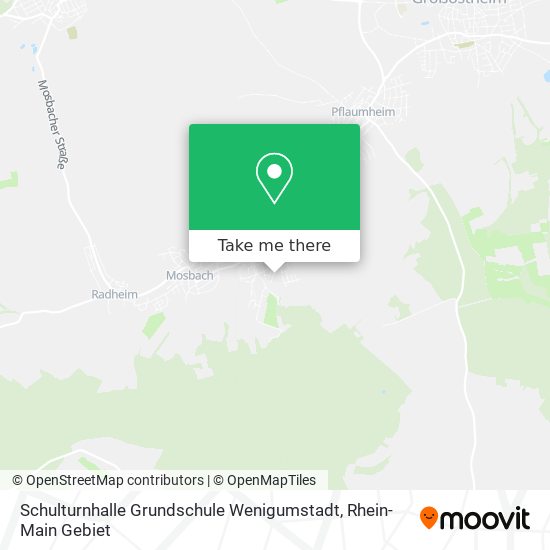 Schulturnhalle Grundschule Wenigumstadt map