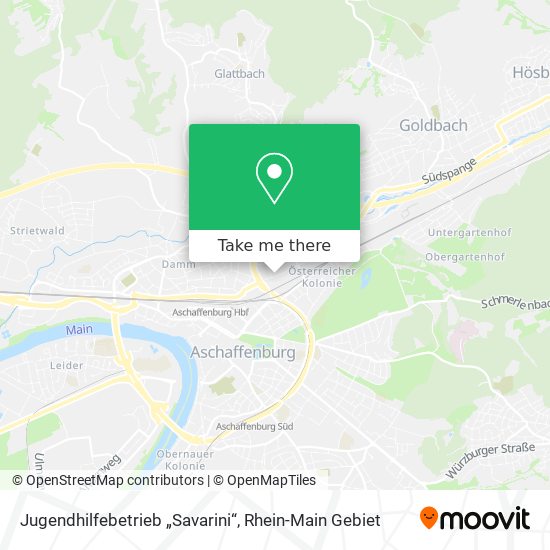 Jugendhilfebetrieb „Savarini“ map