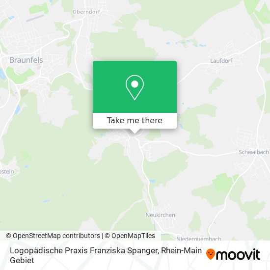 Logopädische Praxis Franziska Spanger map