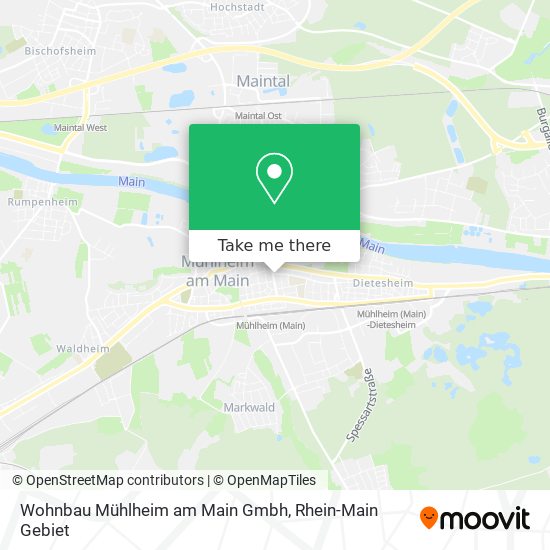 Wohnbau Mühlheim am Main Gmbh map