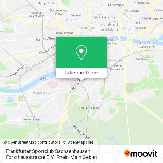 Frankfurter Sportclub Sachsenhausen Forsthausstrasse E.V. map
