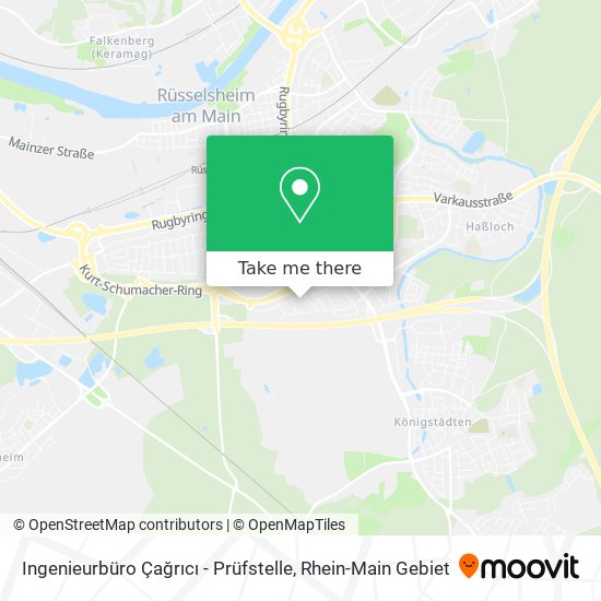 Ingenieurbüro Çağrıcı - Prüfstelle map