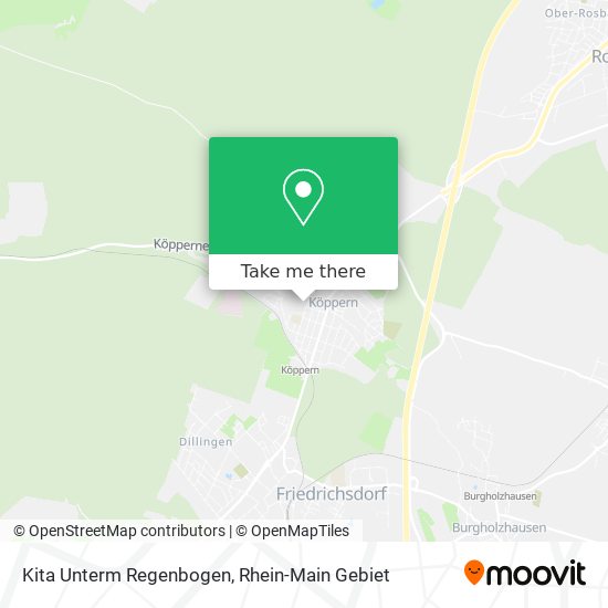 Kita Unterm Regenbogen map