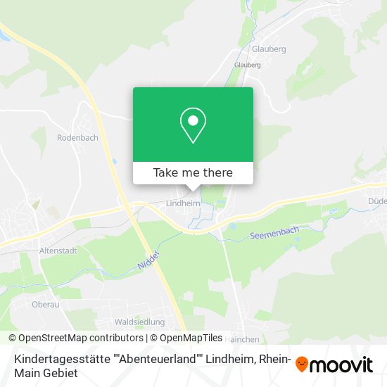 Kindertagesstätte ""Abenteuerland"" Lindheim map