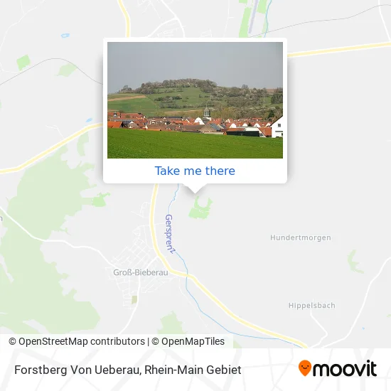 Карта Forstberg Von Ueberau