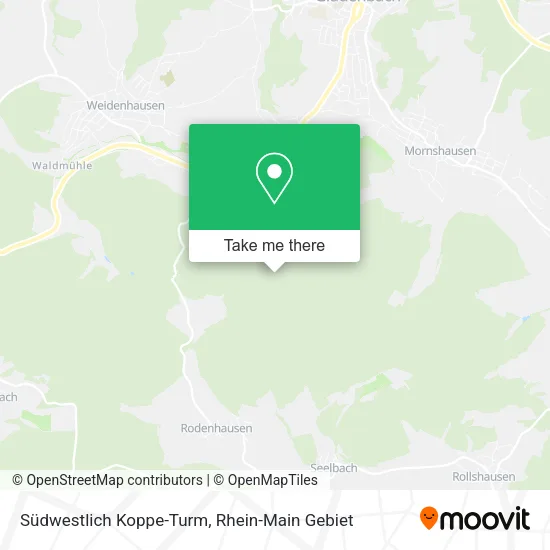 Карта Südwestlich Koppe-Turm