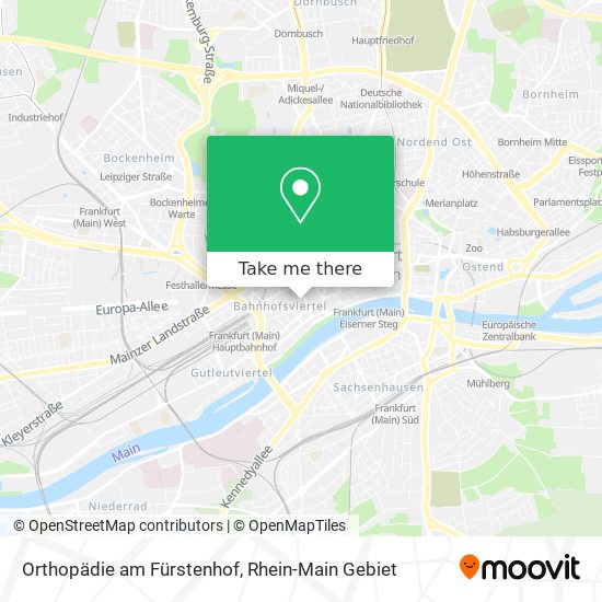 Orthopädie am Fürstenhof map