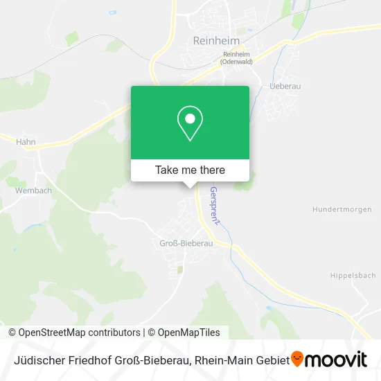 Карта Jüdischer Friedhof Groß-Bieberau