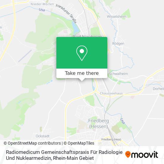 Radiomedicum Gemeinschaftspraxis Für Radiologie Und Nuklearmedizin map