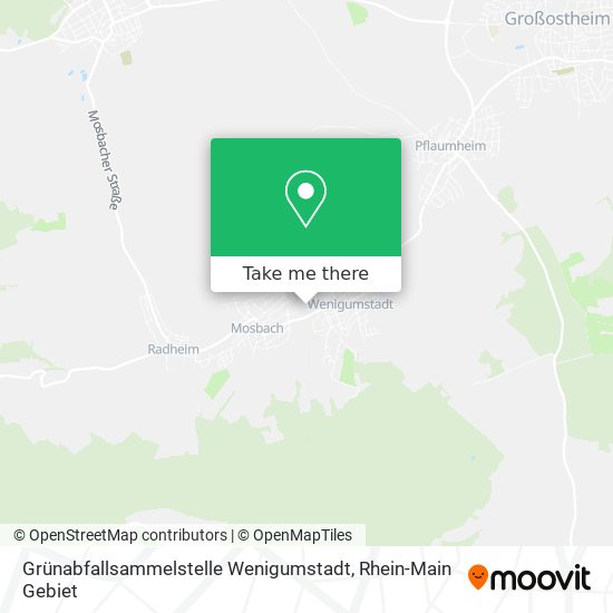 Grünabfallsammelstelle Wenigumstadt map