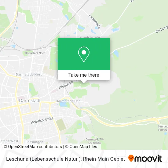 Карта Leschuna (Lebensschule Natur )