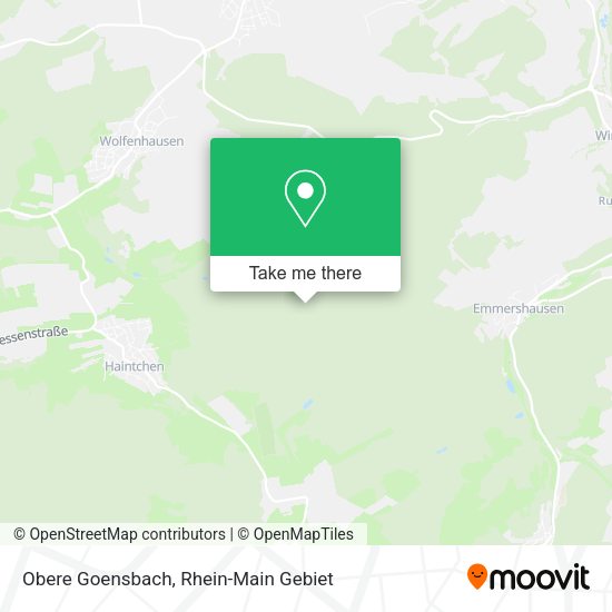 Карта Obere Goensbach