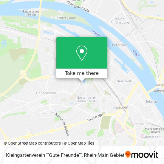 Kleingartenverein ""Gute Freunde"" map