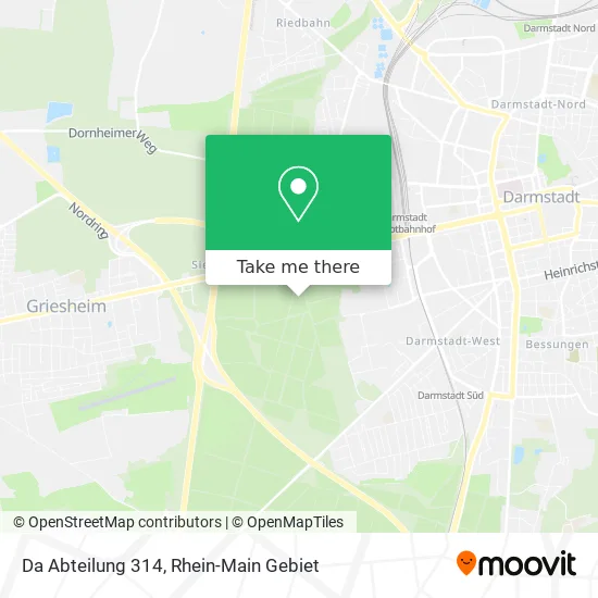 Карта Da Abteilung 314