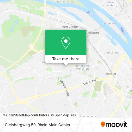 Карта Gleisbergweg 50