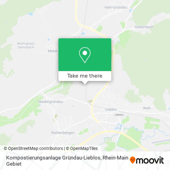 Kompostierungsanlage Gründau-Lieblos map