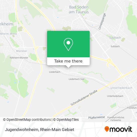 Jugendwohnheim map