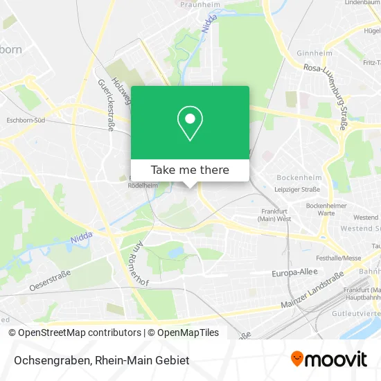 Карта Ochsengraben