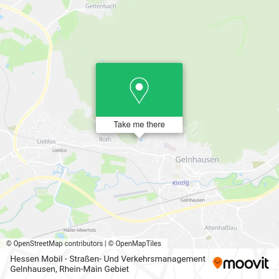 Карта Hessen Mobil - Straßen- Und Verkehrsmanagement Gelnhausen