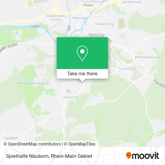 Карта Spielhalle Nauborn