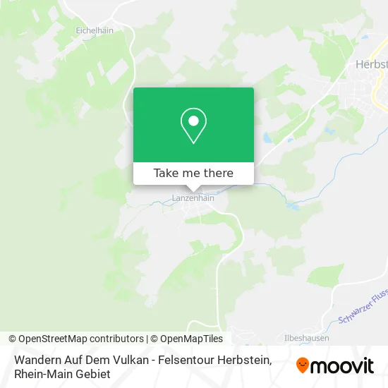 Карта Wandern Auf Dem Vulkan - Felsentour Herbstein