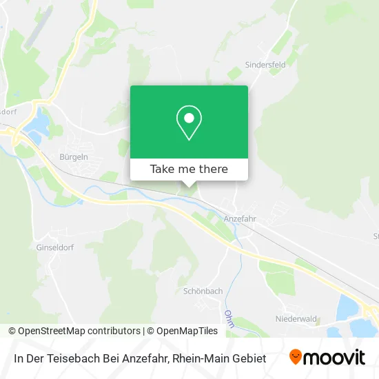 Карта In Der Teisebach Bei Anzefahr