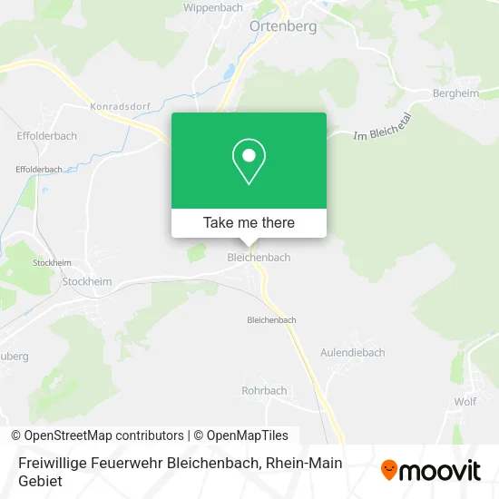 Карта Freiwillige Feuerwehr Bleichenbach