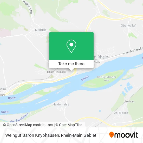 Карта Weingut Baron Knyphausen