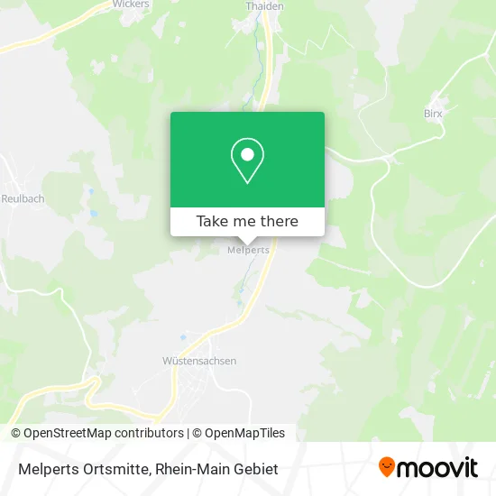Карта Melperts Ortsmitte