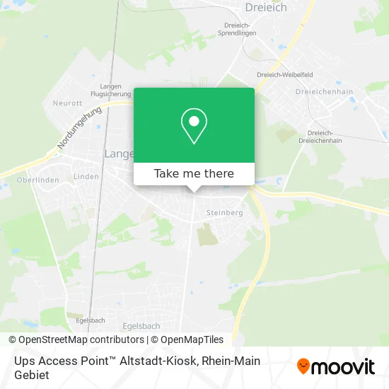 Ups Access Point™ Altstadt-Kiosk map