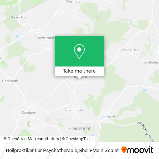 Heilpraktiker Für Psychotherapie map