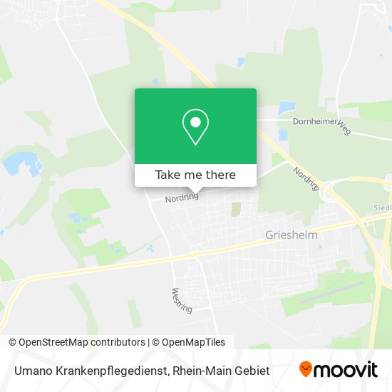 Umano Krankenpflegedienst map