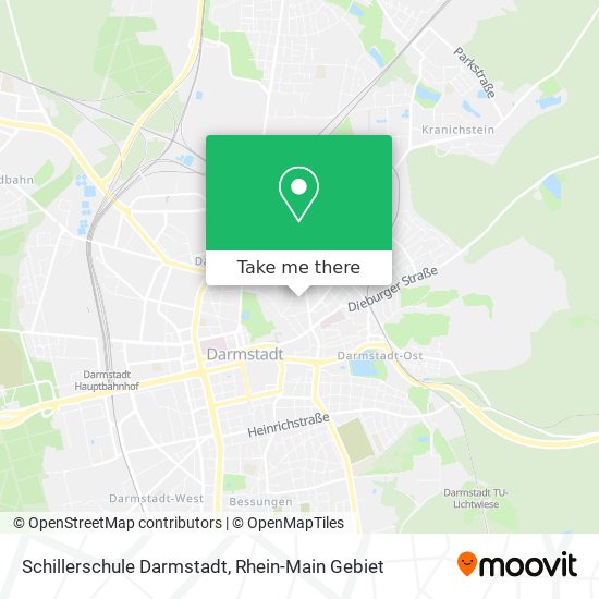 Schillerschule Darmstadt map