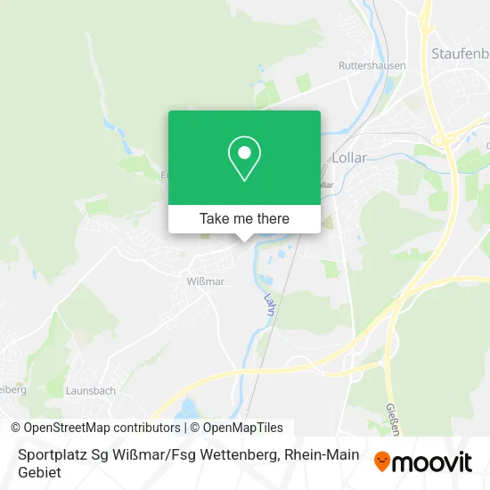 Карта Sportplatz Sg Wißmar / Fsg Wettenberg