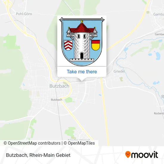 Карта Butzbach