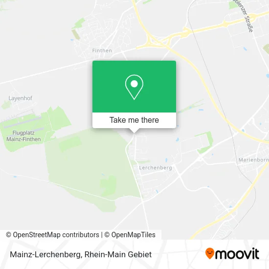 Mainz-Lerchenberg map