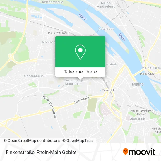 Карта Finkenstraße