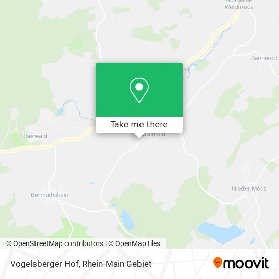 Vogelsberger Hof map
